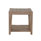 Tavolino laterale Lilly, 1 ripiano, mogano marrone chiaro, 60x60 cm