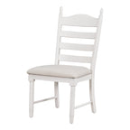 Set da 5 Pezzi Tavolo da Pranzo Rotondo, Tavolo e Sedie da Cucina in Legno Massello con Tavolo Allungabile e 4 Sedie Imbottite