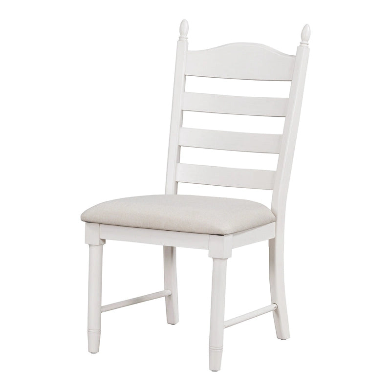 Set da 5 Pezzi Tavolo da Pranzo Rotondo, Tavolo e Sedie da Cucina in Legno Massello con Tavolo Allungabile e 4 Sedie Imbottite