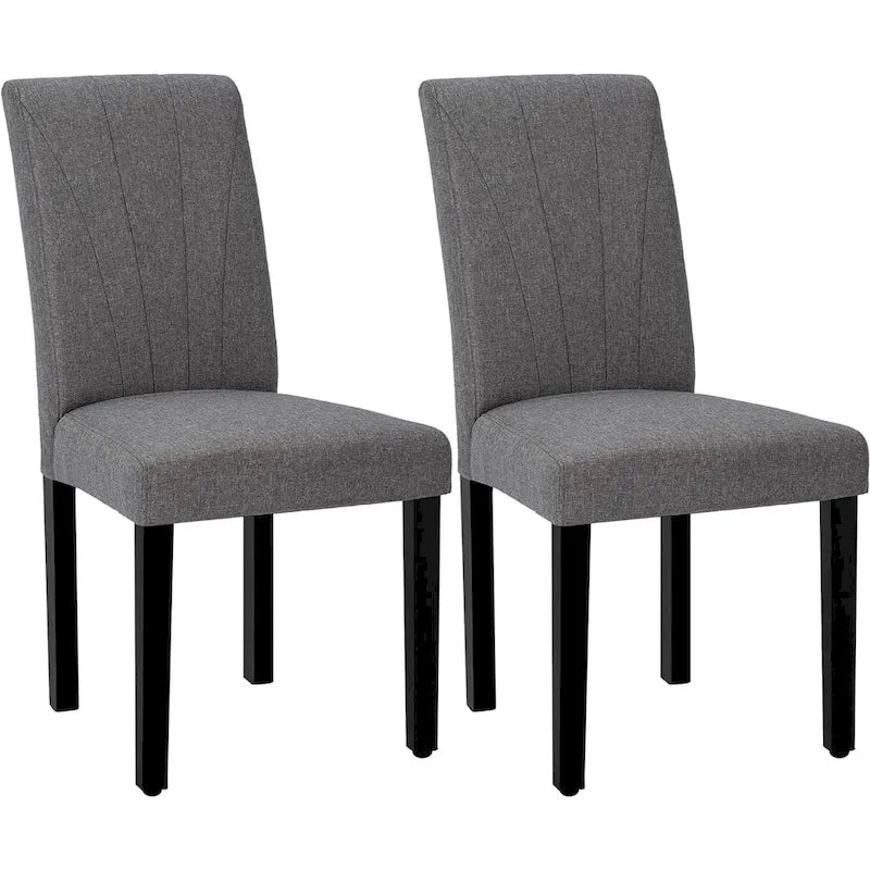 VECELO Sedie da pranzo imbottite, set da 2, sedie da pranzo imbottite Parson Classic, moderne sedie Parson da 37 pollici