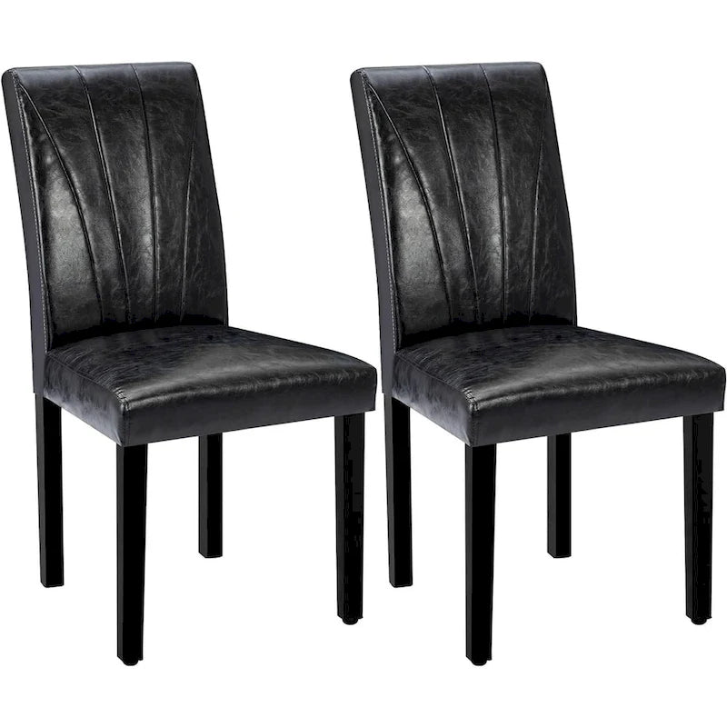 VECELO Sedie da pranzo imbottite, set da 2, sedie da pranzo imbottite Parson Classic, moderne sedie Parson da 37 pollici