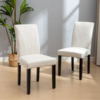 VECELO Sedie da pranzo imbottite, set da 2, sedie da pranzo imbottite Parson Classic, moderne sedie Parson da 37 pollici