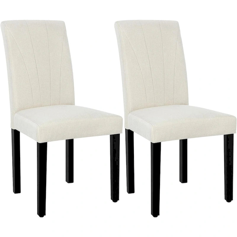 VECELO Sedie da pranzo imbottite, set da 2, sedie da pranzo imbottite Parson Classic, moderne sedie Parson da 37 pollici