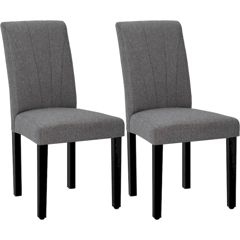 VECELO Sedie da pranzo imbottite, set da 2, sedie da pranzo imbottite Parson Classic, moderne sedie Parson da 37 pollici