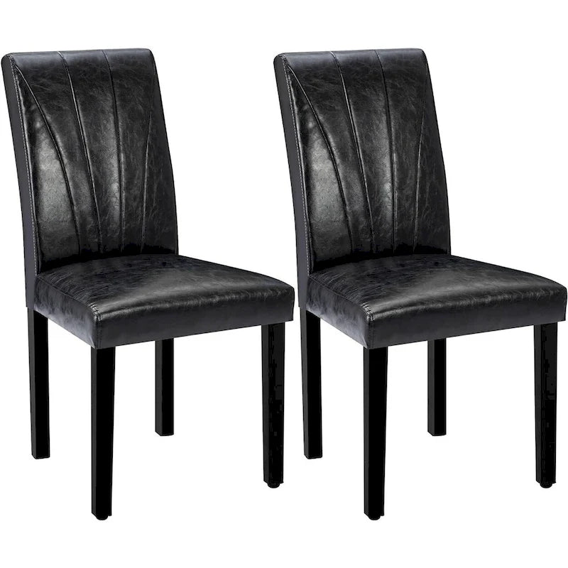 VECELO Sedie da pranzo imbottite, set da 2, sedie da pranzo imbottite Parson Classic, moderne sedie Parson da 37 pollici