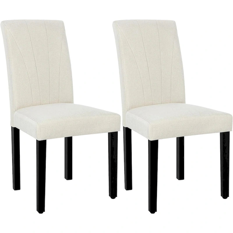 VECELO Sedie da pranzo imbottite, set da 2, sedie da pranzo imbottite Parson Classic, moderne sedie Parson da 37 pollici