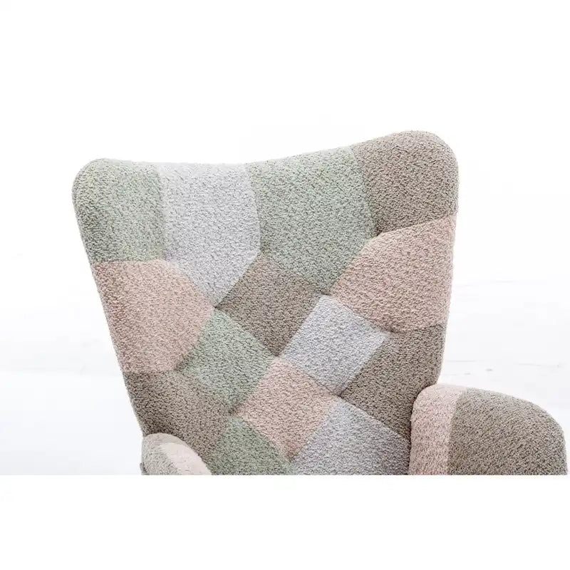 Sedia a dondolo per bambini a forma di orsetto, multicolore, con base a dondolo, a posto singolo