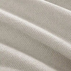 Divano componibile a L beige per 3-4 persone, poggiapiedi regolabile, chaise longue reversibile