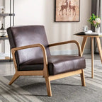 Poltrona di design Mid-Century, Posto singolo — Marrone Scuro / Cammello / Grigio / Marrone / Cioccolato