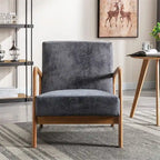 Poltrona di design Mid-Century, Posto singolo — Marrone Scuro / Cammello / Grigio / Marrone / Cioccolato