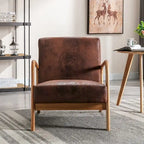 Poltrona di design Mid-Century, Posto singolo — Marrone Scuro / Cammello / Grigio / Marrone / Cioccolato