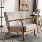 Poltrona di design Mid-Century, Posto singolo — Marrone Scuro / Cammello / Grigio / Marrone / Cioccolato