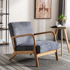 Poltrona di design Mid-Century, Posto singolo — Marrone Scuro / Cammello / Grigio / Marrone / Cioccolato