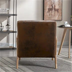Poltrona di design Mid-Century, Posto singolo — Marrone Scuro / Cammello / Grigio / Marrone / Cioccolato