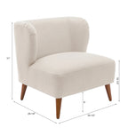 Poltrona decorativa Viera Boucle di Greyson Living
