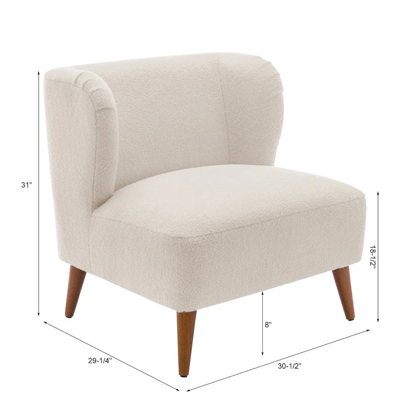 Poltrona decorativa Viera Boucle di Greyson Living