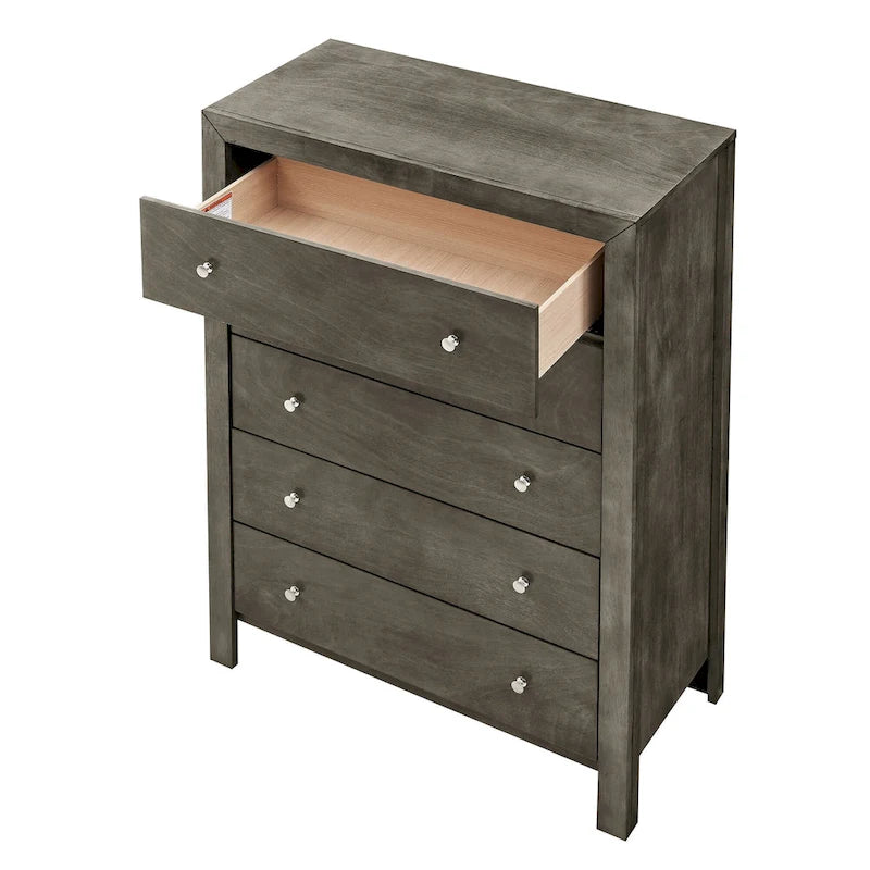 Cassettiera Burlington a 5 cassetti (86 cm L. X 43 cm P. X 122 cm H)
