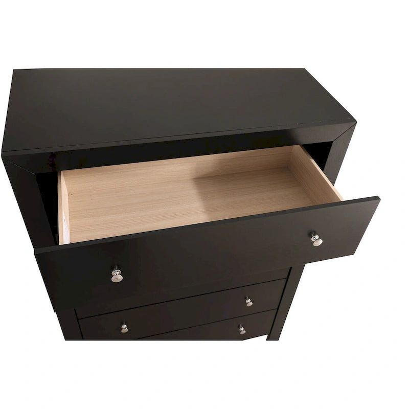 Cassettiera Burlington a 5 cassetti (86 cm L. X 43 cm P. X 122 cm H)