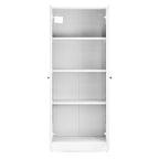 Mobile in metallo con ante a battente francese Avice, 149 cm, bianco