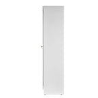Mobile in metallo con ante a battente francese Avice, 149 cm, bianco