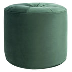 Pouf/Ottoman a cilindro in velluto Mukades di SAFAVIEH