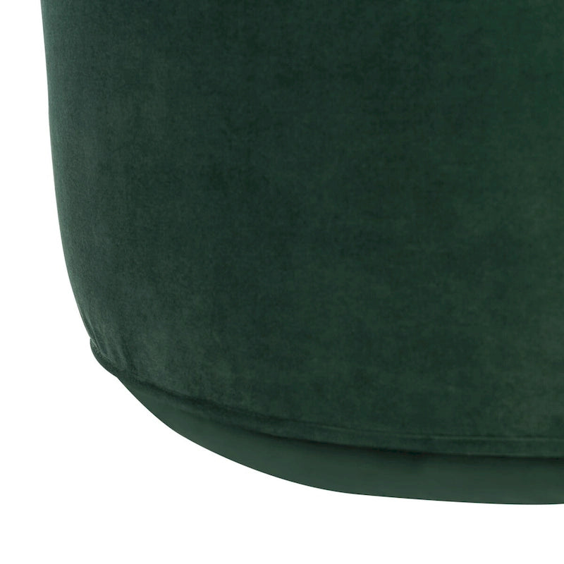Pouf/Ottoman a cilindro in velluto Mukades di SAFAVIEH