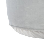 Pouf/Ottoman a cilindro in velluto Mukades di SAFAVIEH