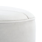 Pouf/Ottoman a cilindro in velluto Mukades di SAFAVIEH