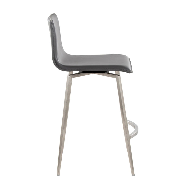 Sgabello da bancone fisso girevole Porch & Den Mara imbottito da 26" (set da 2)
