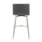 Sgabello da bancone fisso girevole Porch & Den Mara imbottito da 26" (set da 2)