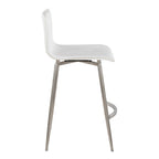 Sgabello da bancone fisso girevole Porch & Den Mara imbottito da 26" (set da 2)