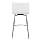 Sgabello da bancone fisso girevole Porch & Den Mara imbottito da 26" (set da 2)