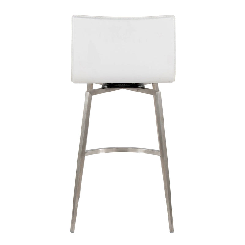 Sgabello da bancone fisso girevole Porch & Den Mara imbottito da 26" (set da 2)
