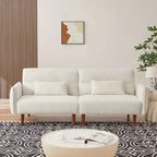Divano letto futon convertibile GEITIN con 2 cuscini