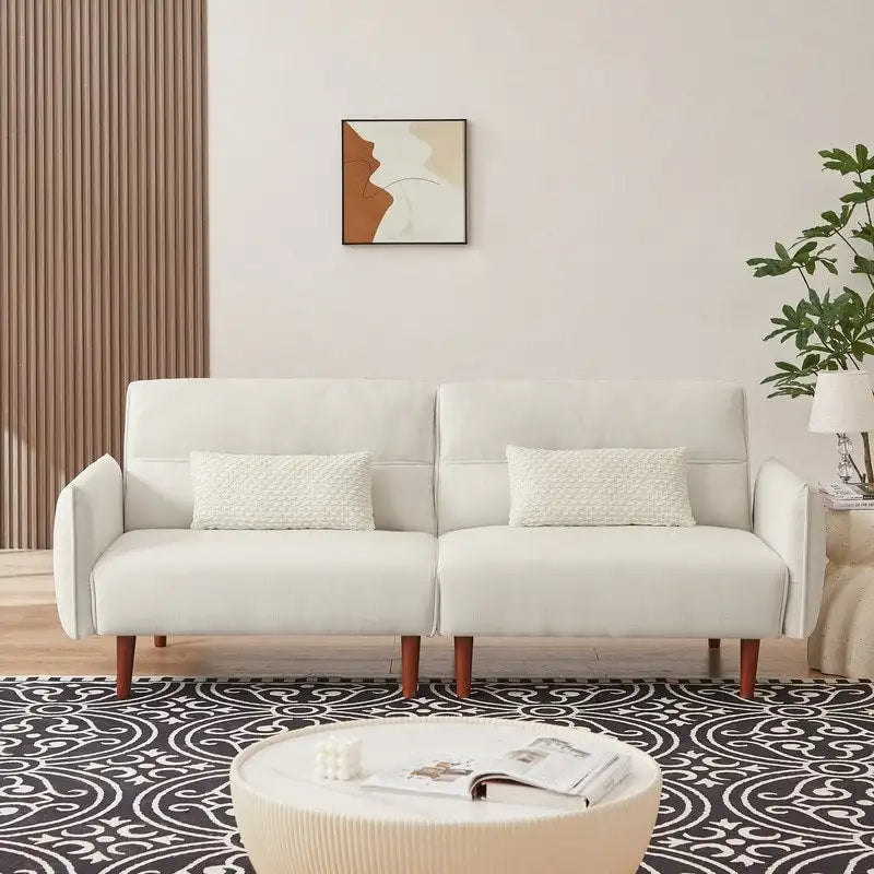 Divano letto futon convertibile GEITIN con 2 cuscini