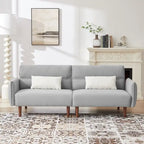 Divano letto futon convertibile GEITIN con 2 cuscini