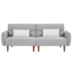 Divano letto futon convertibile GEITIN con 2 cuscini