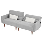 Divano letto futon convertibile GEITIN con 2 cuscini