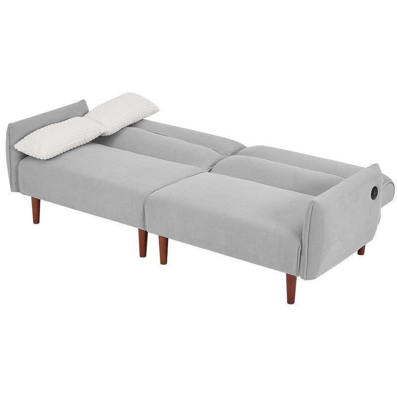 Divano letto futon convertibile GEITIN con 2 cuscini