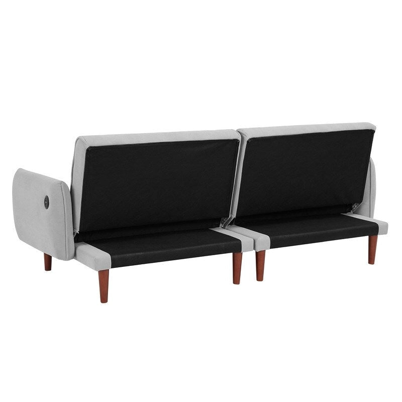 Divano letto futon convertibile GEITIN con 2 cuscini