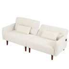 Divano letto futon convertibile GEITIN con 2 cuscini