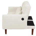 Divano letto futon convertibile GEITIN con 2 cuscini
