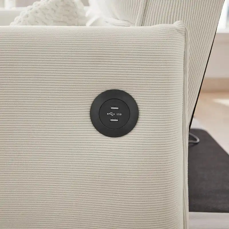 Divano letto futon convertibile GEITIN con 2 cuscini