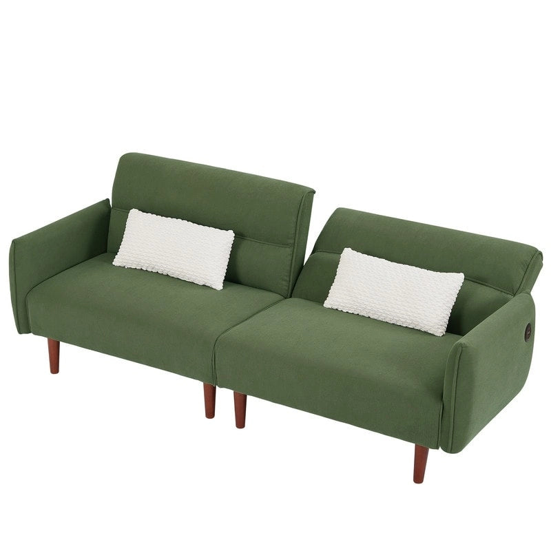 Divano letto futon convertibile GEITIN con 2 cuscini