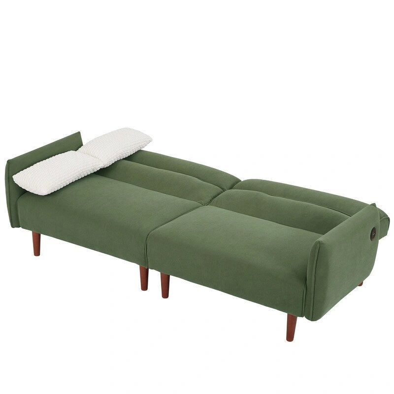 Divano letto futon convertibile GEITIN con 2 cuscini