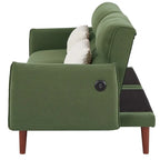 Divano letto futon convertibile GEITIN con 2 cuscini