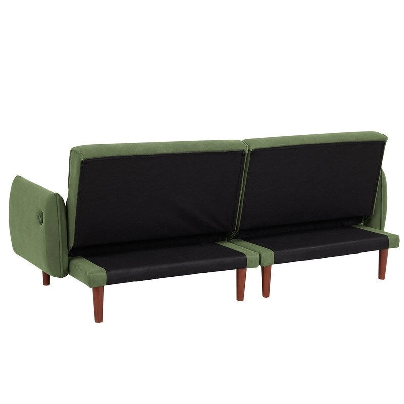 Divano letto futon convertibile GEITIN con 2 cuscini