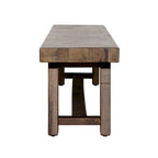 Panca decorativa Rockridge in legno di mango, marrone medio