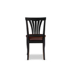 Set da pranzo 7 pezzi East West Furniture – un tavolo da pranzo e 6 sedie da sala da pranzo in similpelle, 42x60 pollici, nero